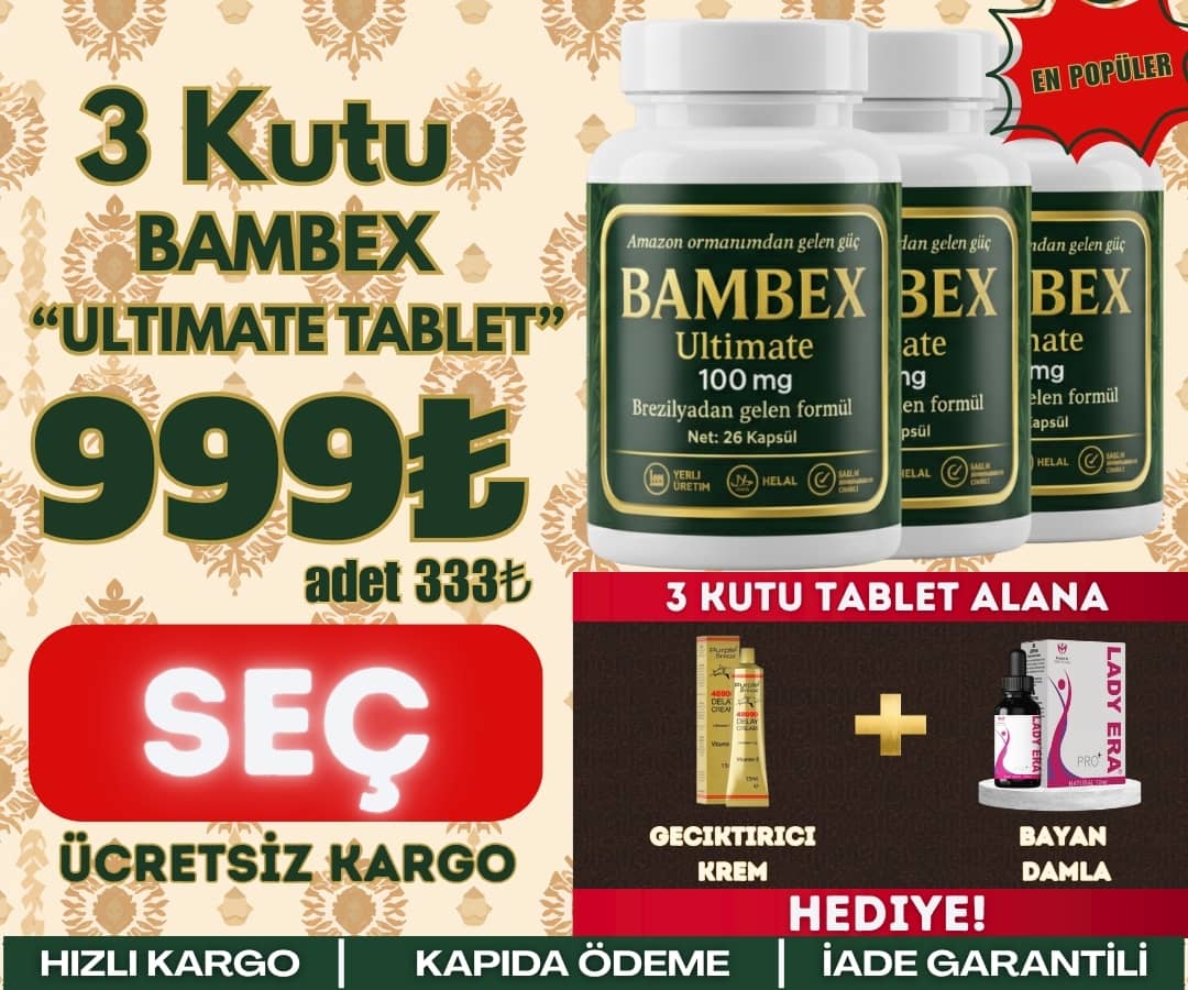 Bambex Ultimate Tablet 3 Adet